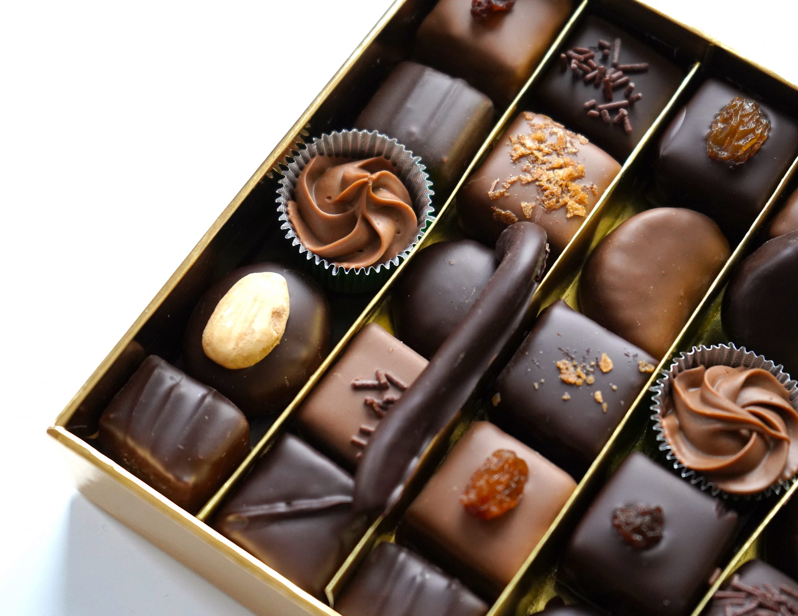 Chocolats (assortiments de bonbons) Boite luxe fantaisie - 400g