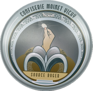 Boîte ronde Source Roger Pastilles menthe